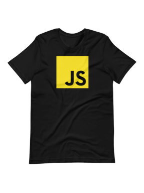 Polo negro con logo de React