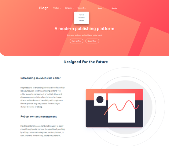 Blogr Project Logo